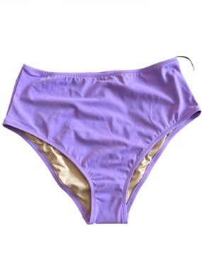 Shade & Shore NWT Women’s Lilac High-Waist Bikini Bottom Size Medium (8-10)